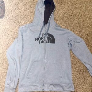The North Face Black and Blue Fleece Jacket